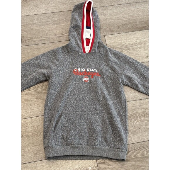Ohio State Buckeyes Pullover Hoodie Gray Men’s Small NWT College Athletic - Picture 1 of 8